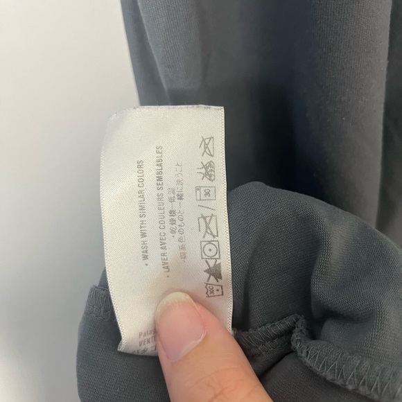 Patagonia Women's Cap Sleeve Bandha Twist Front Stretch Gray Midi Dress Medium M - Picture 6 of 6